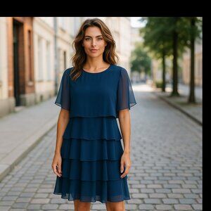 S.L.NY Mother of the Bride, 2 piece Sequin Jacket Dress -Size 14 NWT